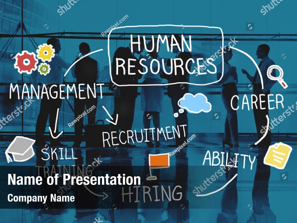 Building management human resource PowerPoint Template Building