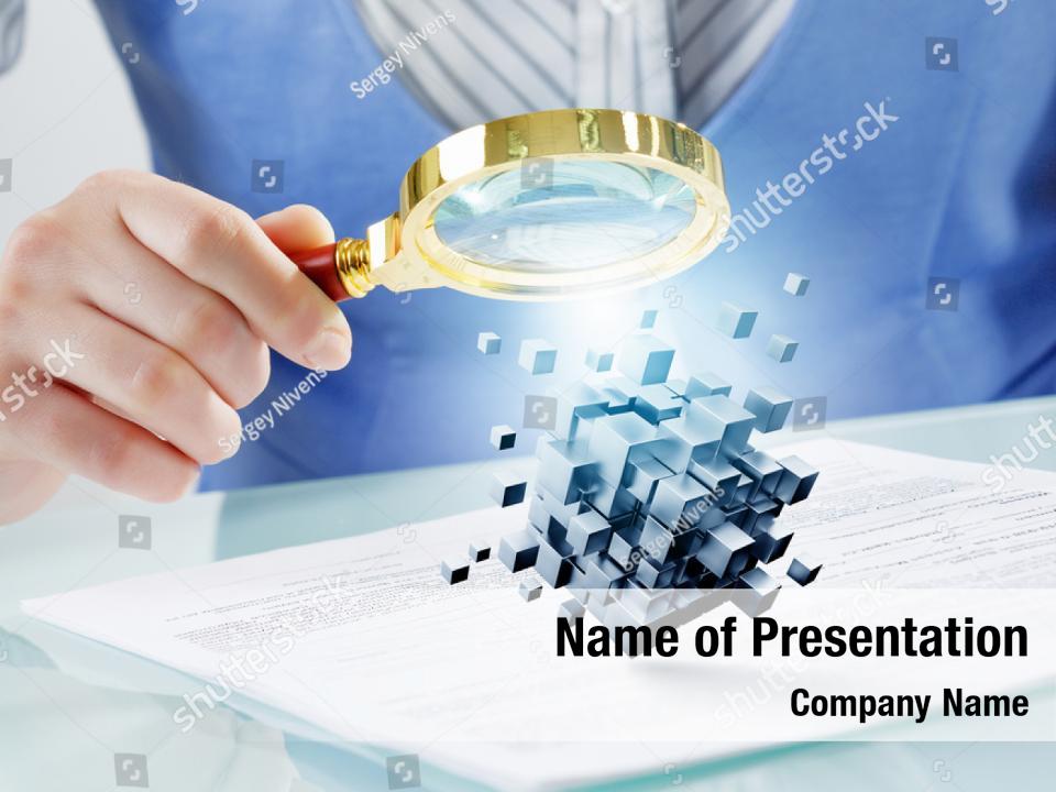 Process of investigation PowerPoint Template - Process of investigation ...