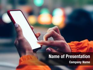 Mobile Connection PowerPoint Template