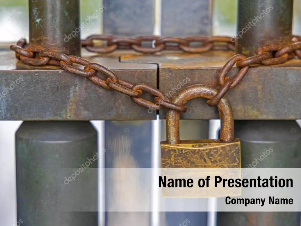 Lock This Door With Big Chain