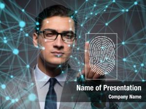 Access biometrics security concept finger