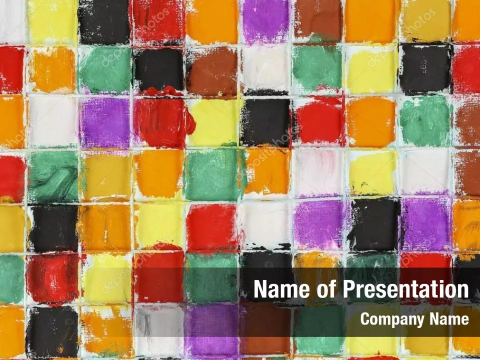 Abstract Colorful Squares