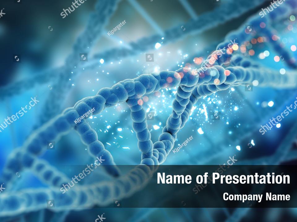 Medical dna genetic medicine PowerPoint Template - Medical dna genetic ...