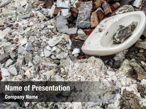 Rubble and bulky powerpoint background