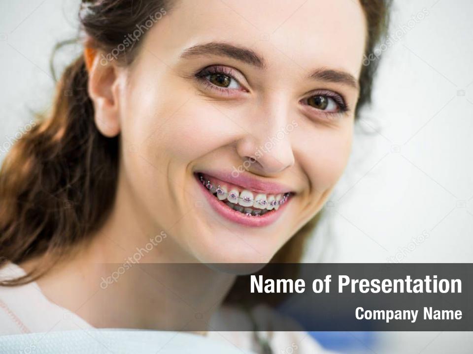 Orthodontic dental teeth orthodontic PowerPoint Template Orthodontic