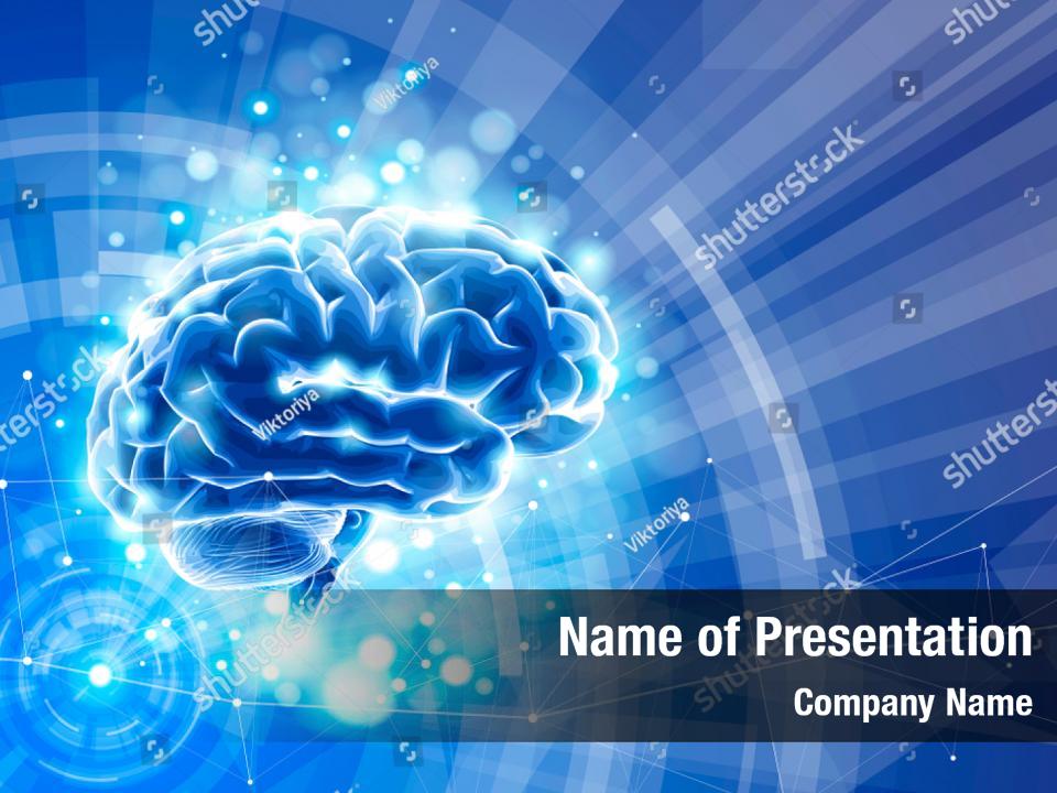 Intelligence network artificial neural PowerPoint Template
