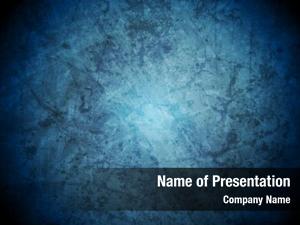 Grunge Blue PowerPoint Templates - Grunge Blue PowerPoint Backgrounds ...