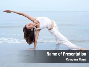 Beach Yoga PowerPoint Templates - Beach Yoga PowerPoint Backgrounds ...