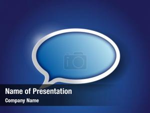 Creative Speech Bubble PowerPoint Template