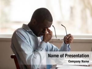 Feeling Pressure PowerPoint Template