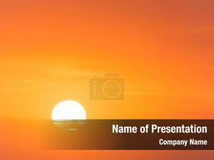 Rising Sun PowerPoint Template