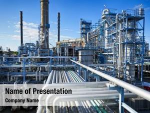 Chemical industry oil and gas industry PowerPoint Template