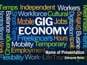 Gig economy word