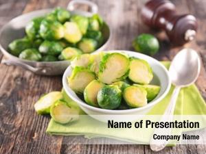Brussel sprout powerpoint theme