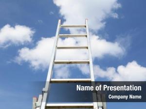 Ladder to Sky PowerPoint Templates - Ladder to Sky PowerPoint