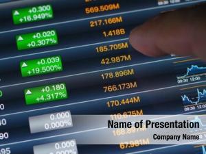 Data stock market tablet 