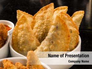 Cheese meat pastry   PowerPoint Template