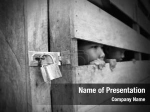 Trafficking concept human   PowerPoint Template