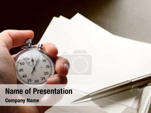 Time Tracking PowerPoint Template