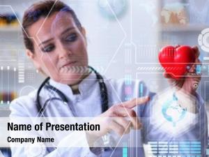 Telemedicine woman doctor cardiology concept