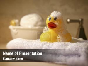 Soap bath time rubber ducky