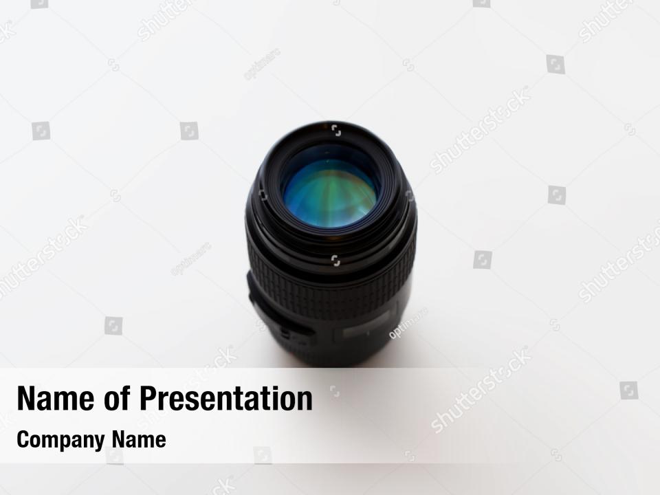 Dslr Camera Lens PowerPoint Template - Dslr Camera Lens PowerPoint ...