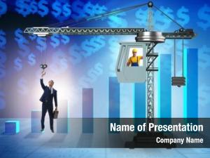 Promotion businessman career concept 