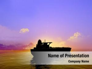 Boat loaded PowerPoint Template - Boat loaded PowerPoint Background