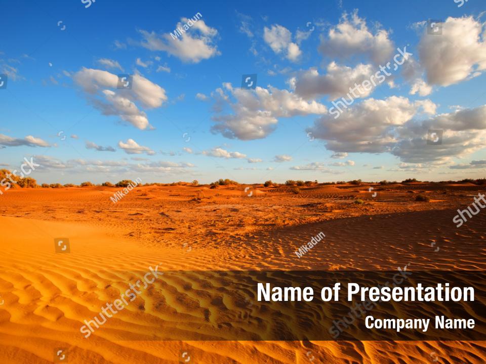 desert background for presentation