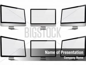 LCD Computer Monitor PowerPoint Templates - LCD Computer Monitor ...