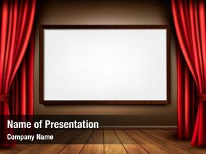 Red Curtain PowerPoint Templates - Red Curtain PowerPoint Backgrounds ...