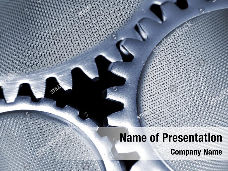 Cog gear PowerPoint Template - Cog gear PowerPoint Background