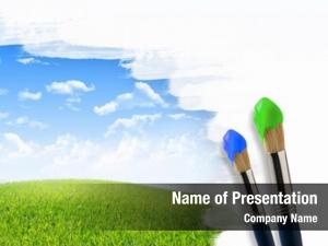 Red Paint Brush PowerPoint Templates - Red Paint Brush PowerPoint ...