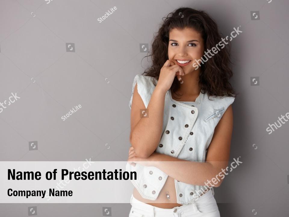 Good girls PowerPoint Template - Good girls PowerPoint Background