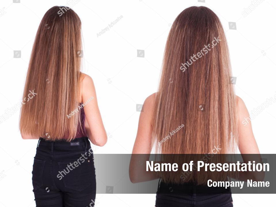 Haircut Wavy Hair As A PowerPoint Template - Haircut Wavy Hair As A ...