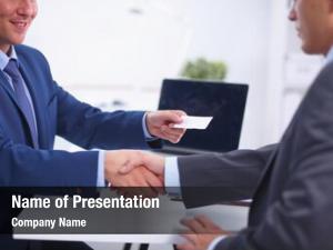 Business Meeting Handshake PowerPoint Templates - Business Meeting ...