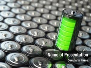 Concept battery charging   PowerPoint Template