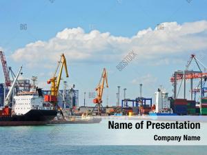 Cargo Ship Powerpoint Templates - Cargo Ship Powerpoint Backgrounds 