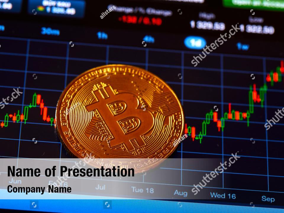 golden bitcoin powerpoint templates