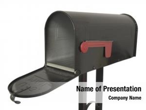 An open mailbox
