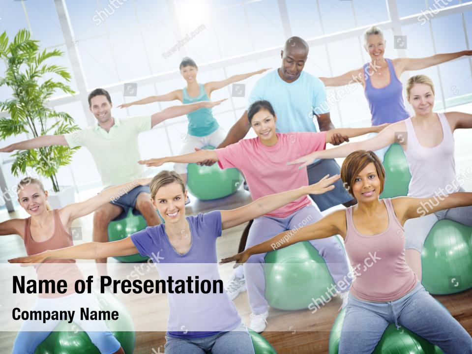 Exercises concept physical PowerPoint Template Exercises concept