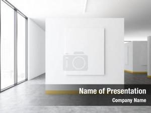 Gallery modern interior white walls