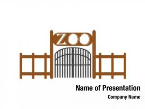 White zoo entrance  
