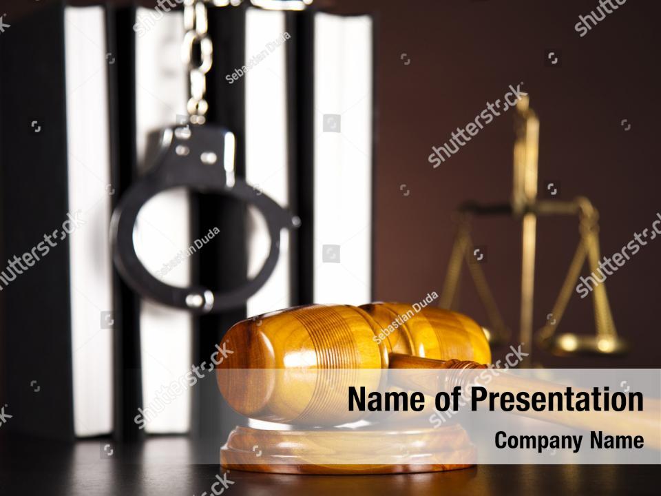 Criminal Justice Powerpoint Templates