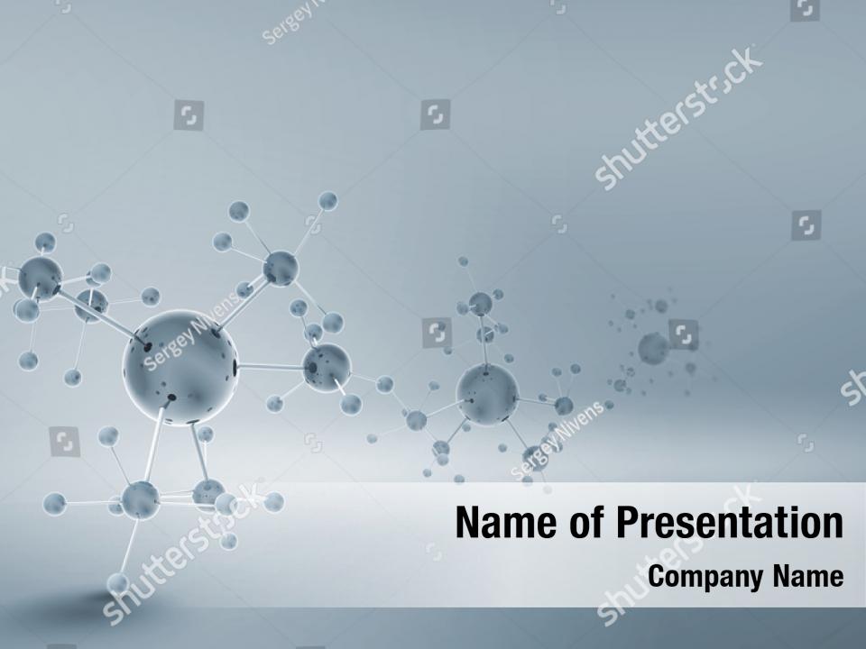 Molecular molecule background dna PowerPoint Template - Molecular ...