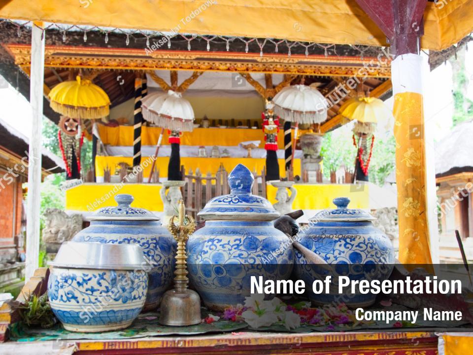 Buddhist temple inside PowerPoint Template - Buddhist temple inside  PowerPoint Background