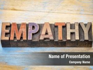 Empathy word PowerPoint Template