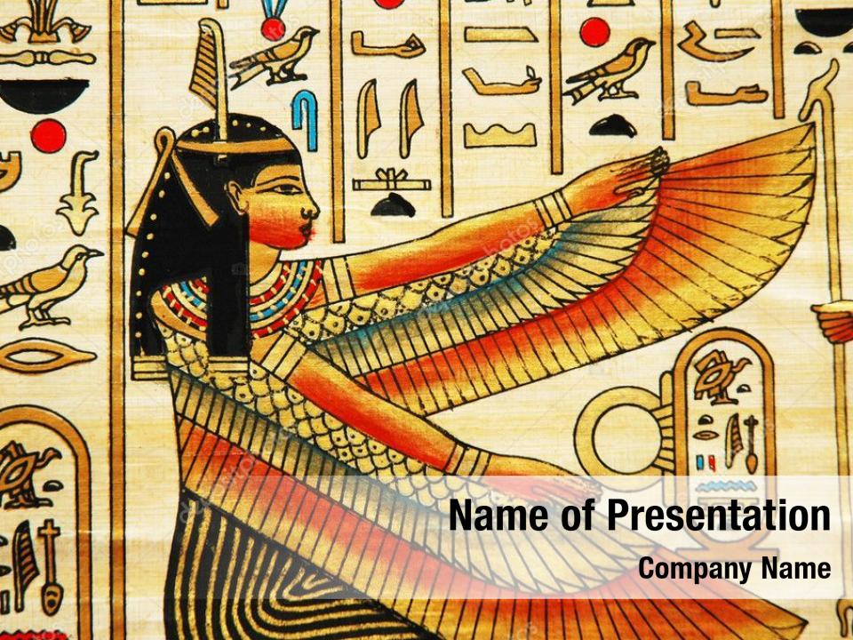 Egyptian God Powerpoint Template Egyptian God Powerpoint Background ...