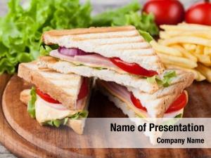 Ham Sandwich PowerPoint Templates - Ham Sandwich PowerPoint Backgrounds ...