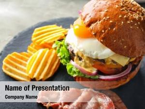 Tasty Burger PowerPoint Templates - Tasty Burger PowerPoint Backgrounds ...